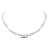 8 1/5CTW-DIA NKE FASHION NECKLACE (16 INCH)